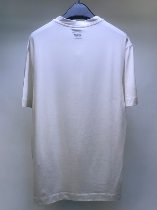 ARMANI COLLEZIONI LOGO DETAILS SHORT-SLEEVED T-SHIRT