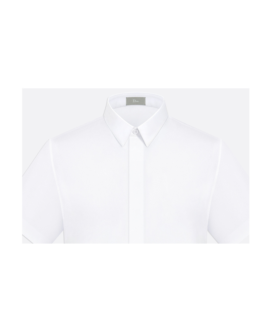 Dior Bee Short-sleeved Shirt In White