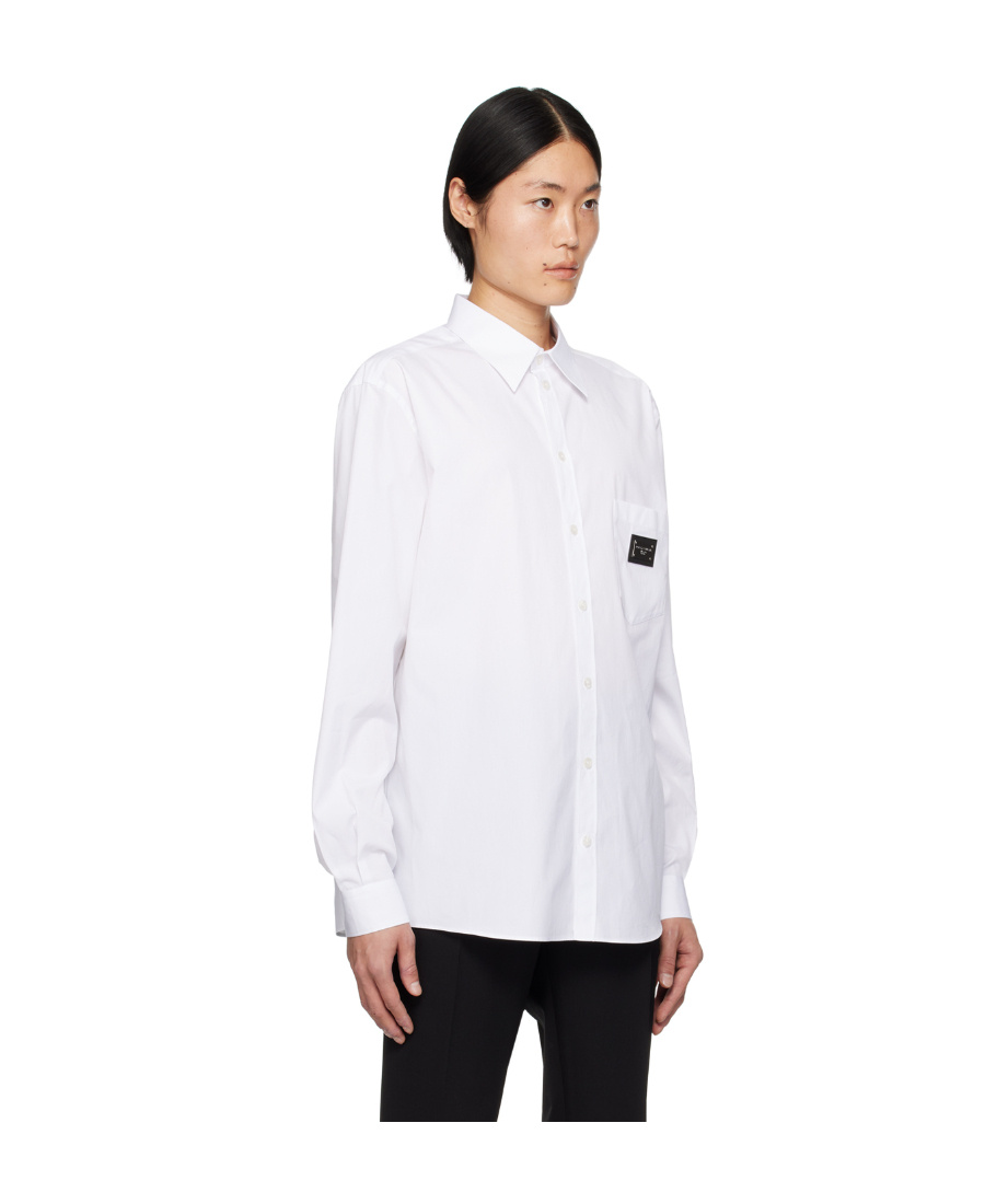 Dolce & Gabbana White Martini-fit Shirt In White