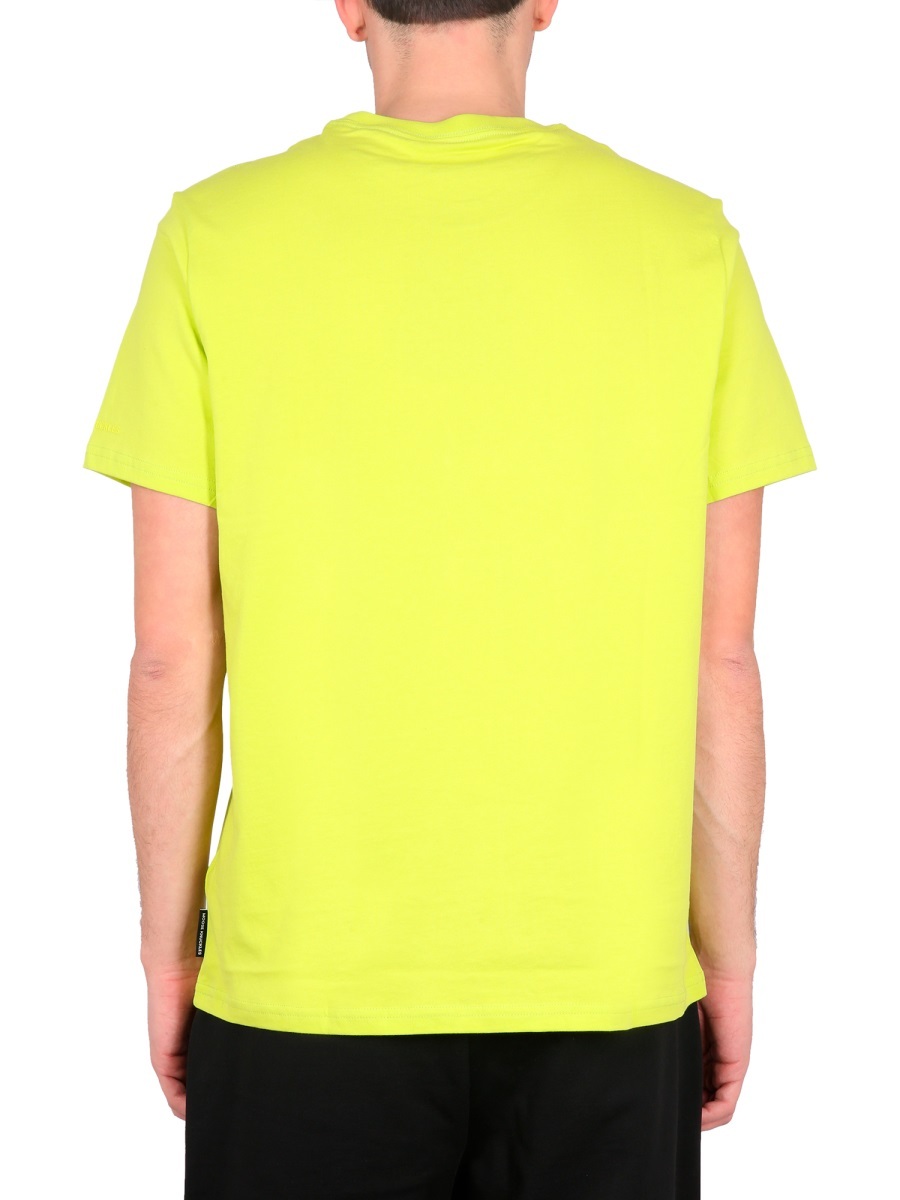 Moose Knuckles Logo-print Cotton T-shirt In Yellow