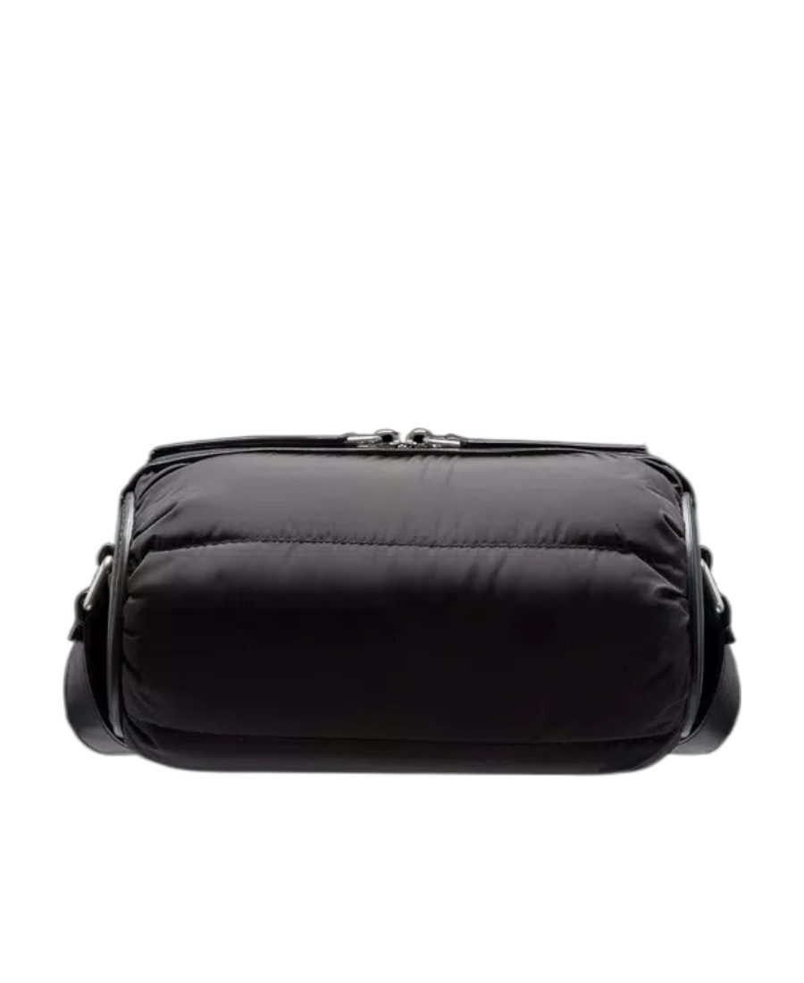 Moncler Keoni Logo Patch Padded Crossbody Bag In Black