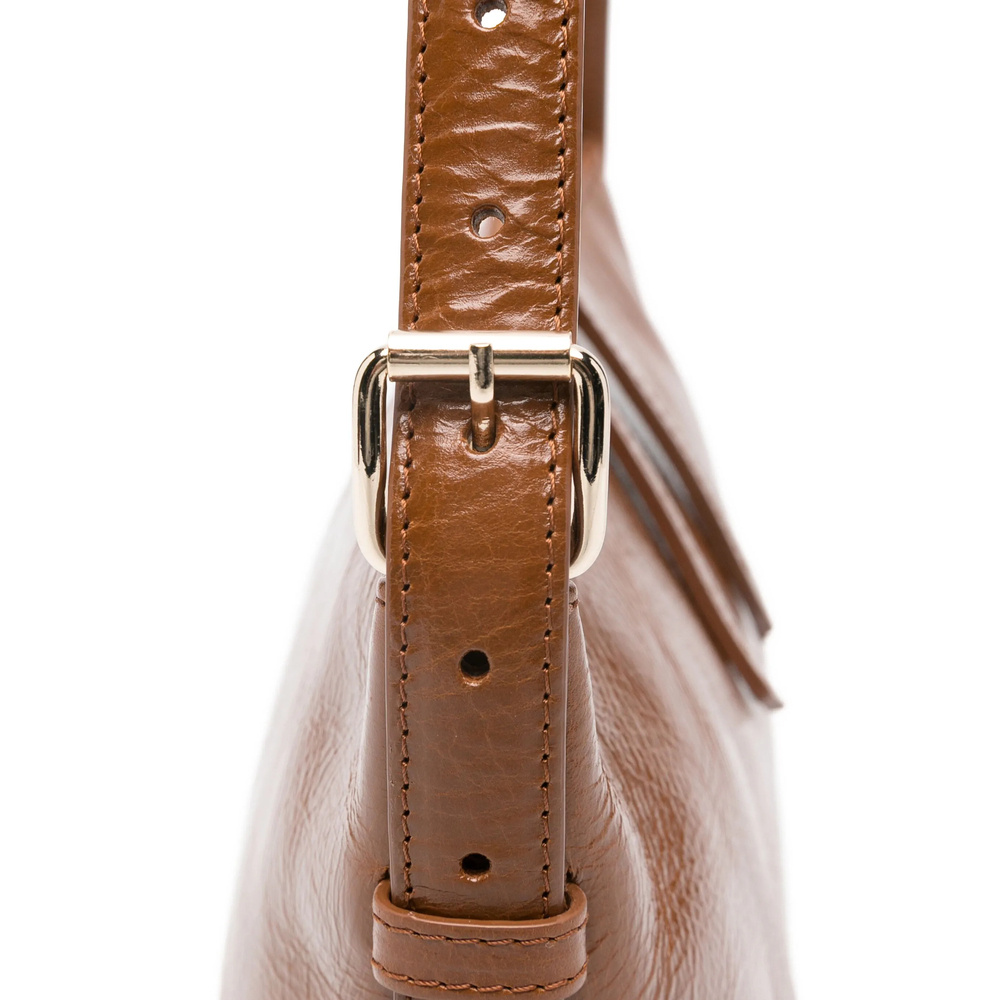 Apc Leather Buckle-detail Tote Bag In Brown