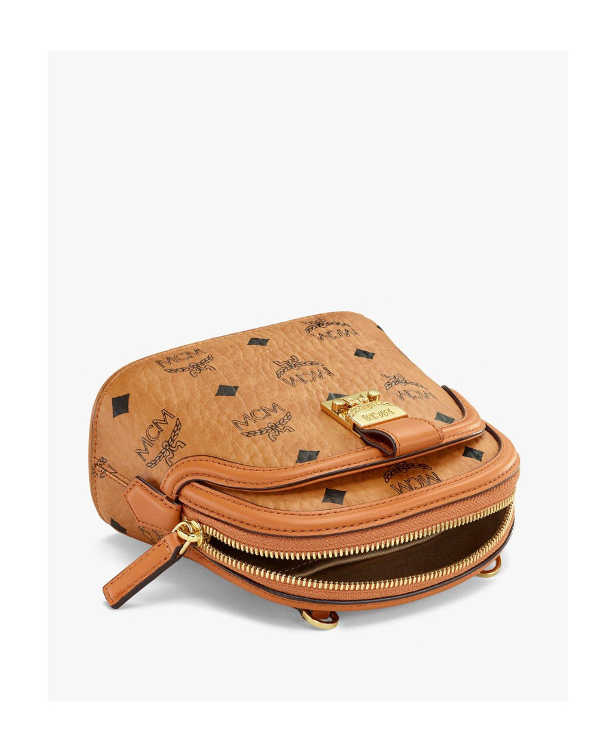 Mcm Mini Anna Cross Body Bag In Brown