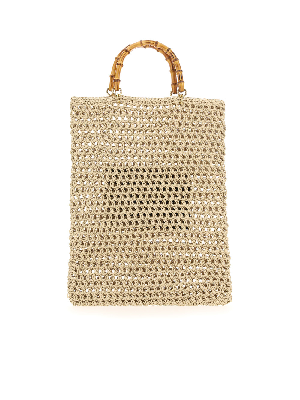 Jil Sander Woven Bamboo-handle Tote Bag In Nude