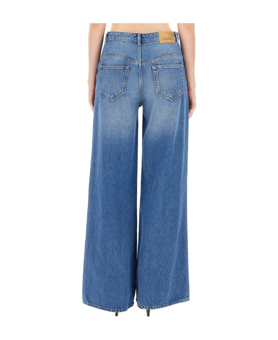 Shop Isabel Marant Lemony Pants In Blue