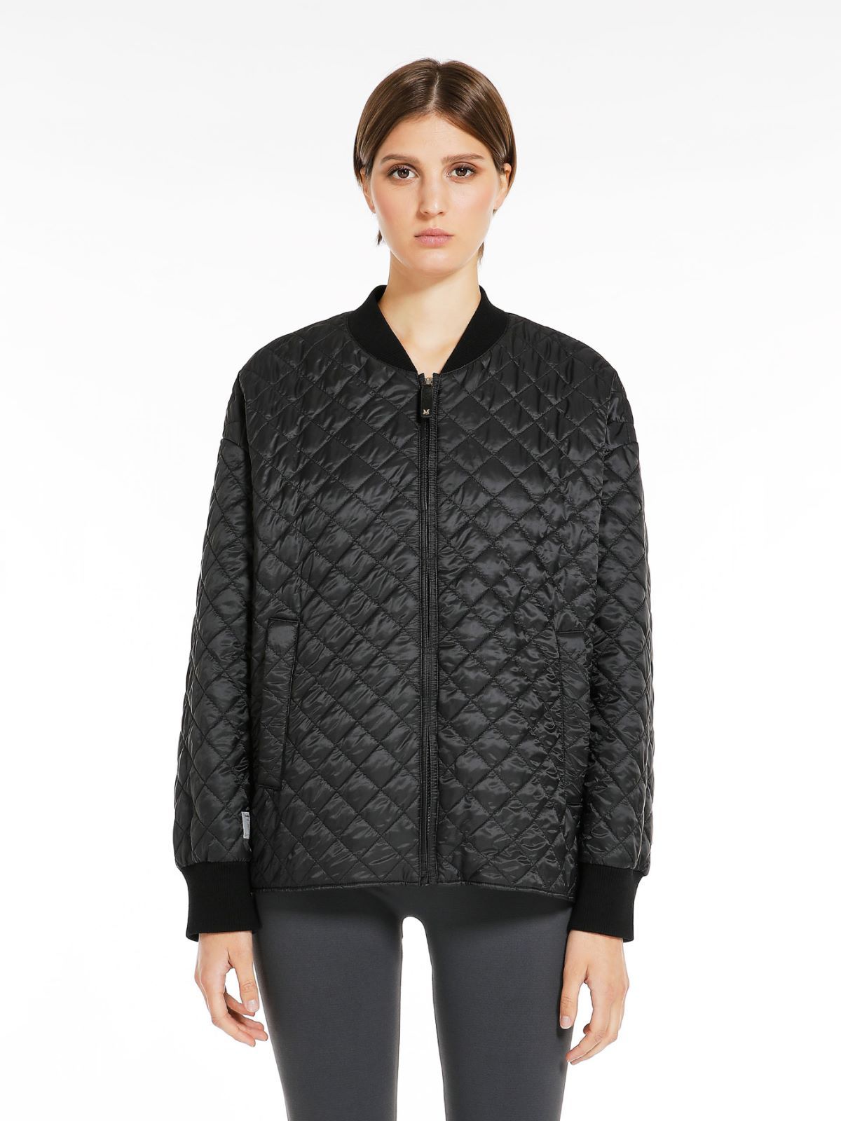 Max Mara Logo Casual Jacket In Black