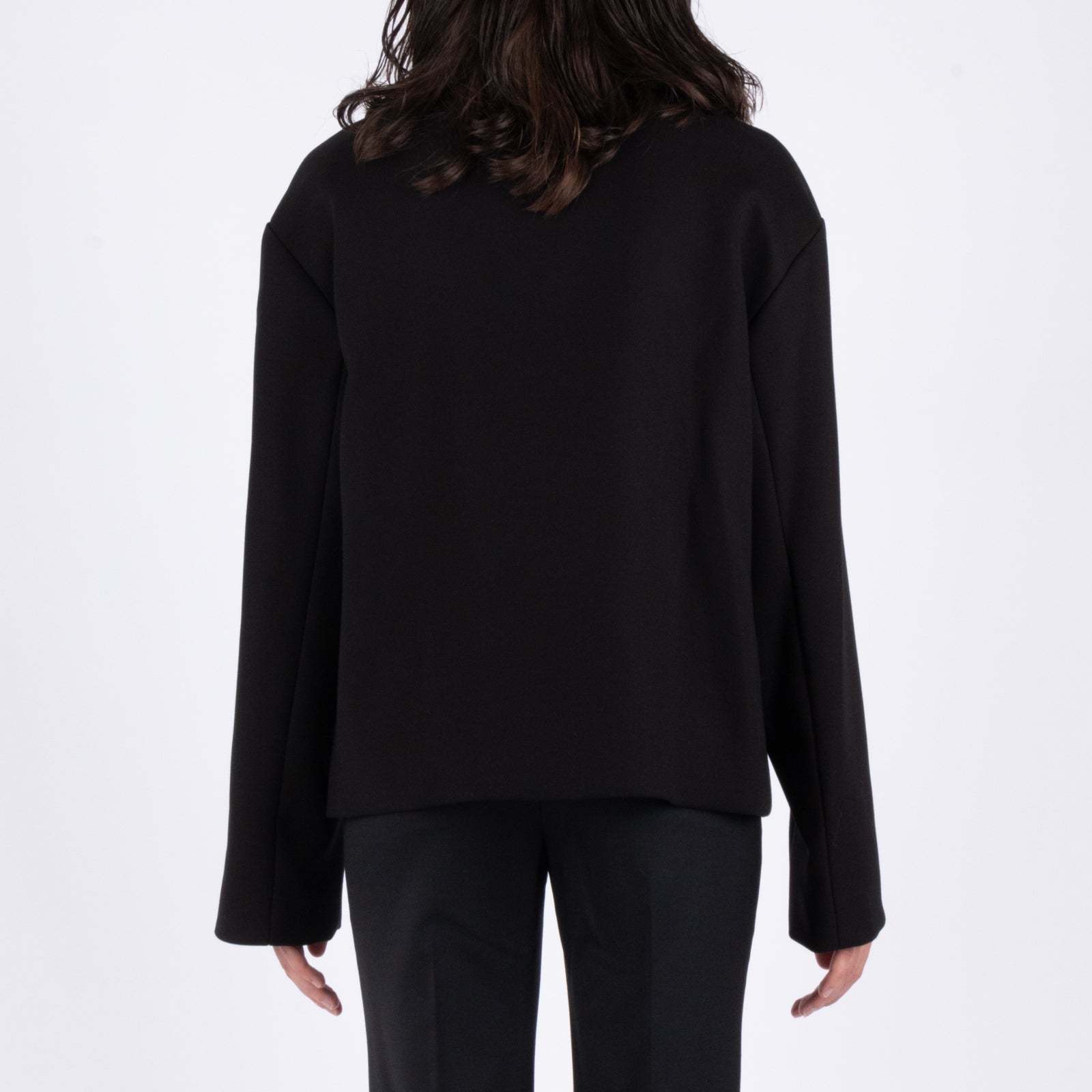 Nili Lotan Double Breasted Casual Jacket In Black