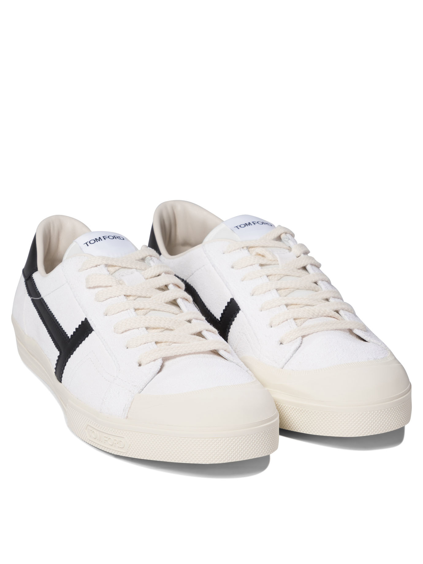 Tom Ford Jarvis Low-top Sneakers In White