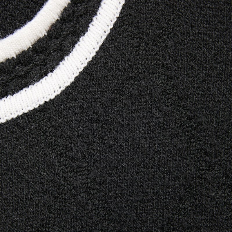 GUCCI STRIPE-TRIM WOOL MINIDRESS