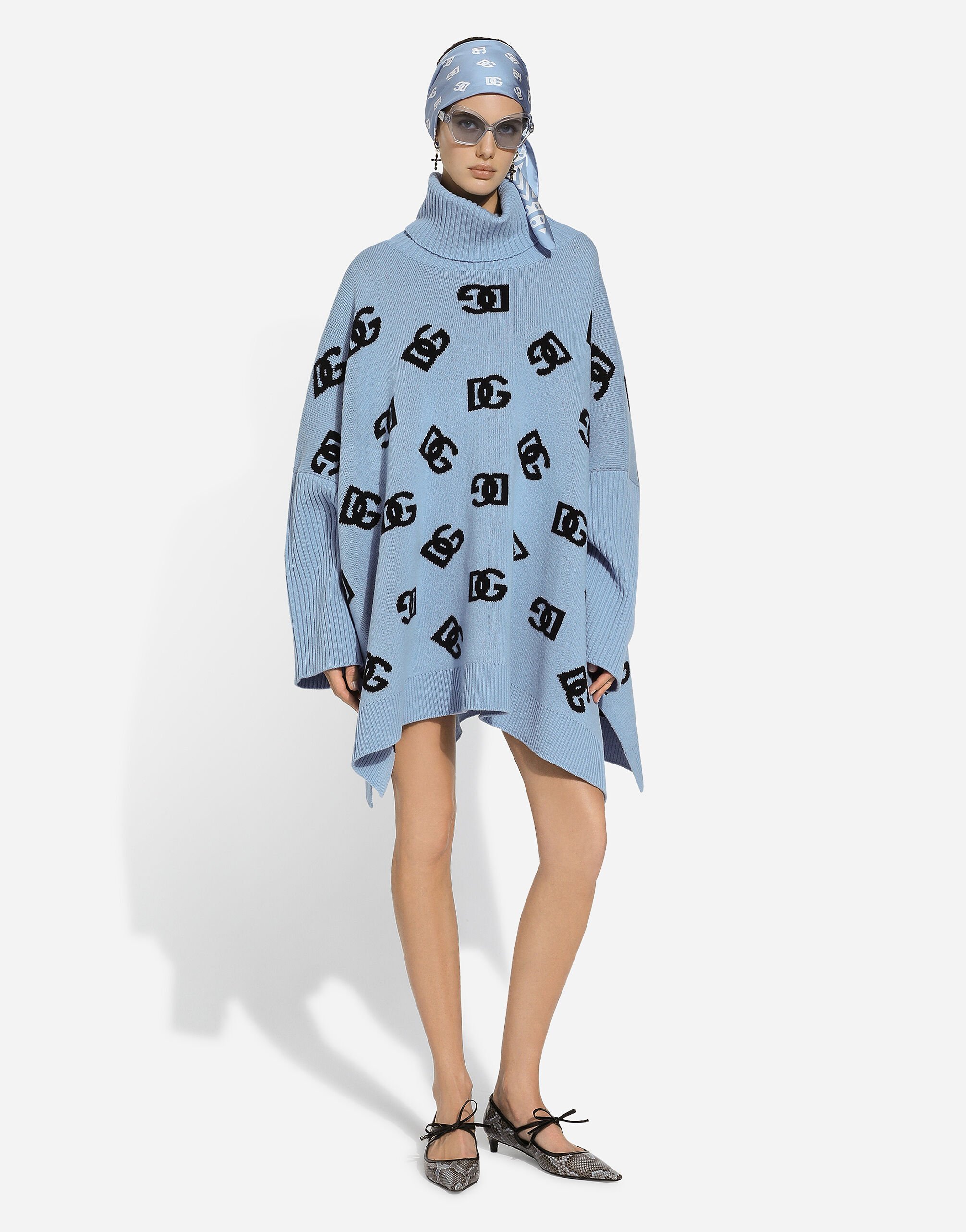 Dolce & Gabbana Cape In Blue