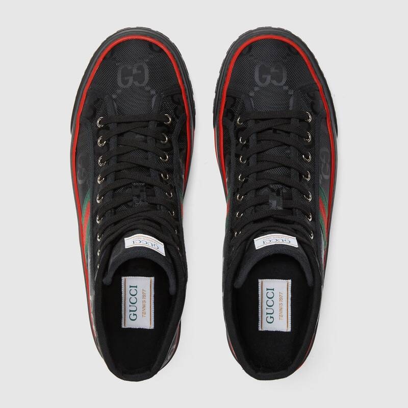 Gucci Tennis 1977 Off The Grid High Top Sneaker In Black