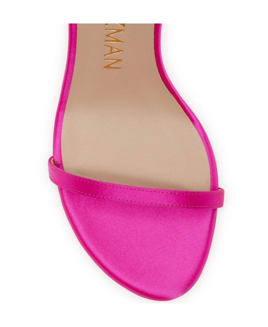 Stuart Weitzman High Heel Sandals With Strappy Ankle Strap In Pink