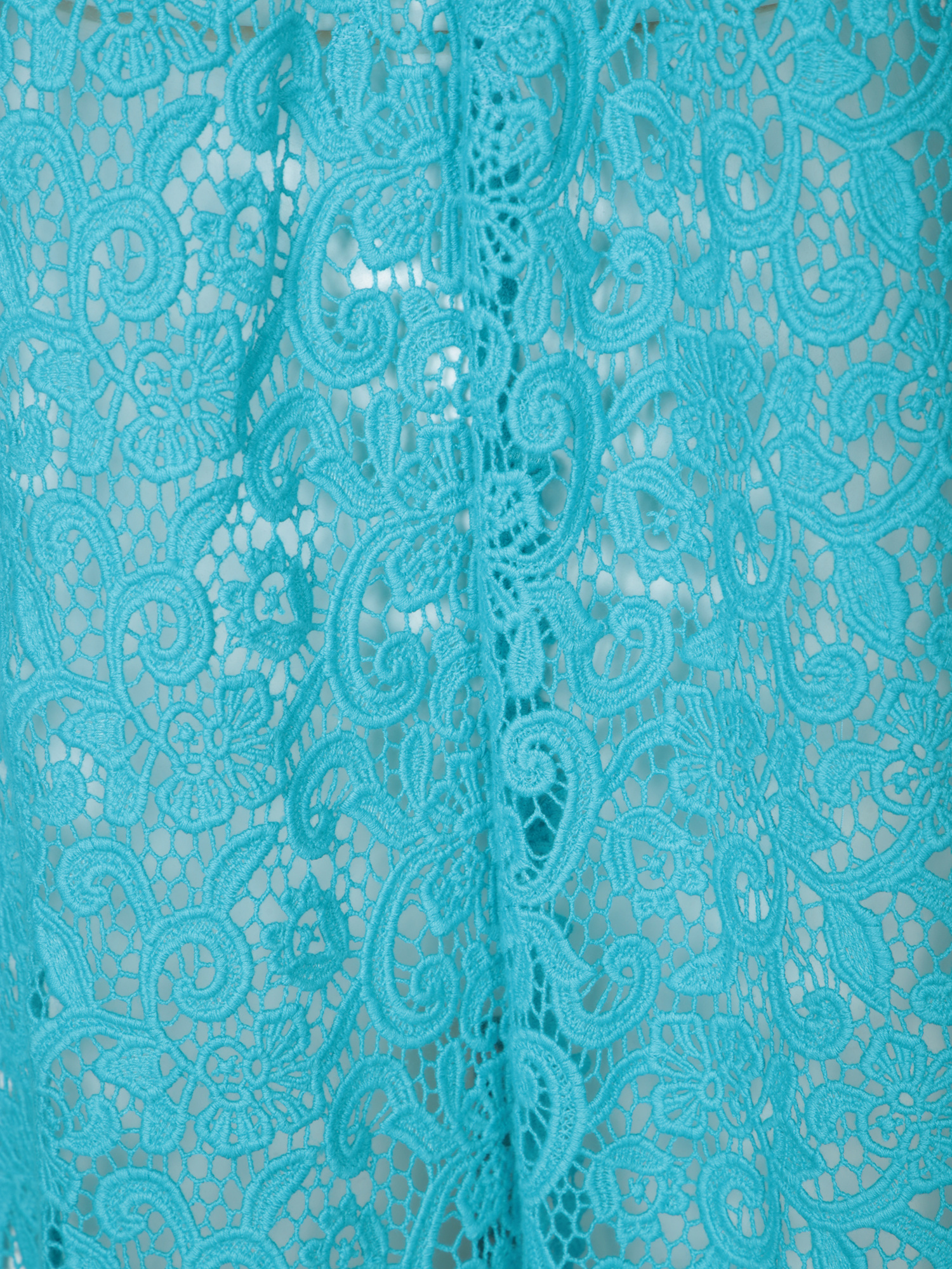 Ermanno Scervino Blue Lace Cape