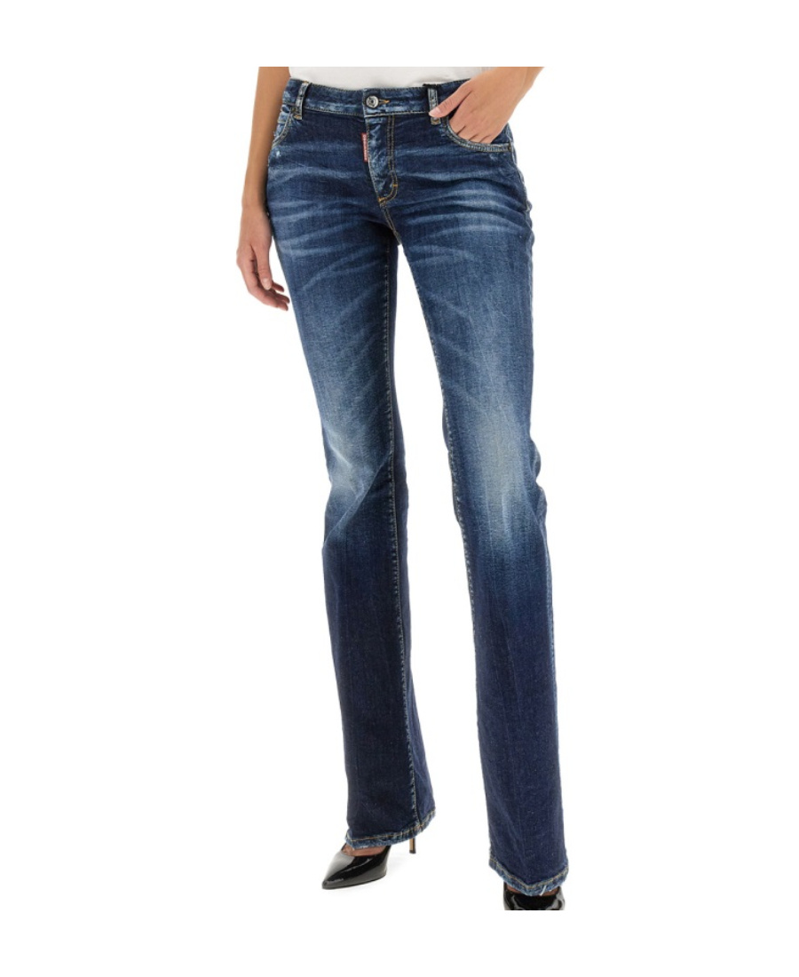 Dsquared2 Jeans Flare Twiggy In Black