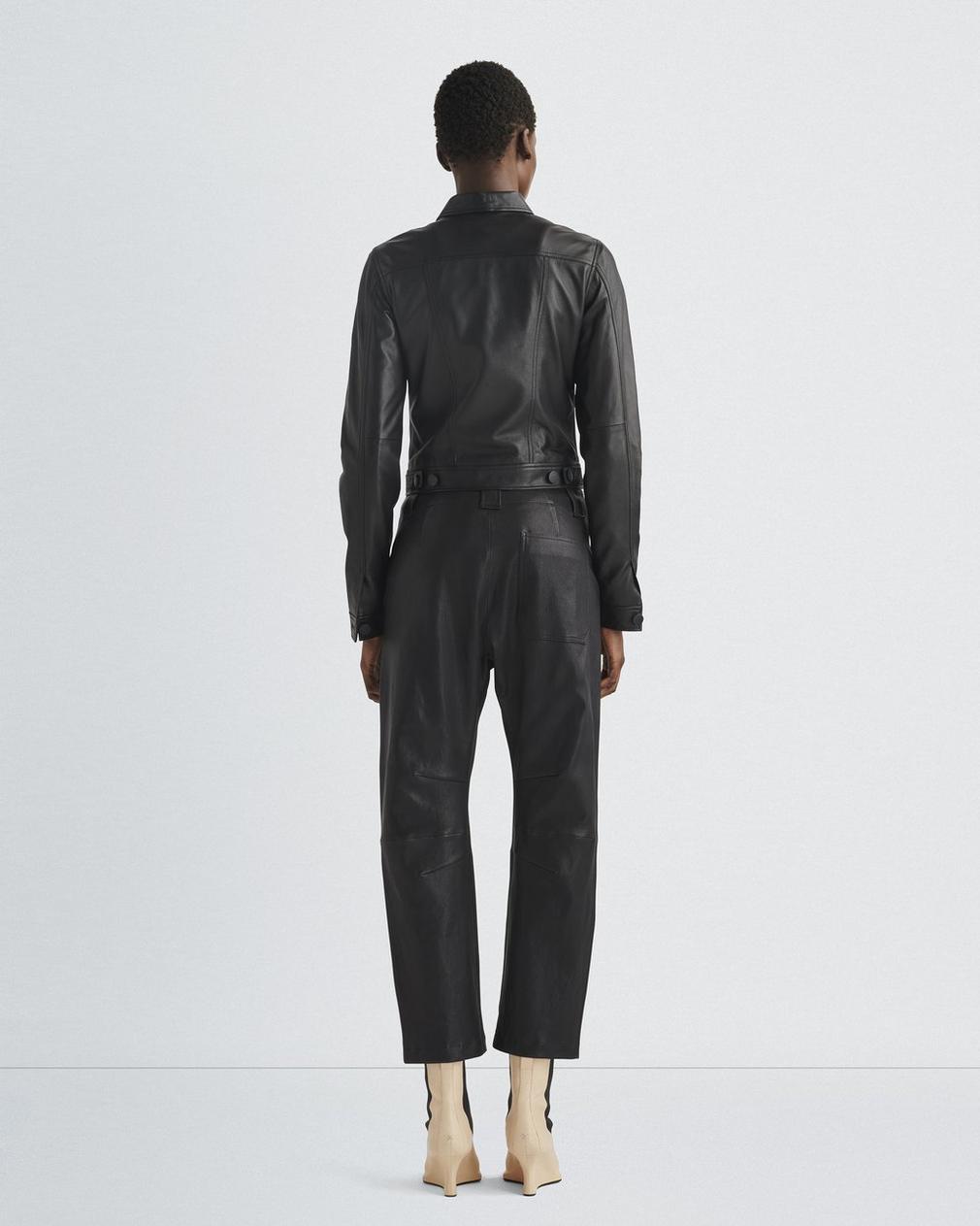 Rag & Bone Long-sleeved Leather Jacket