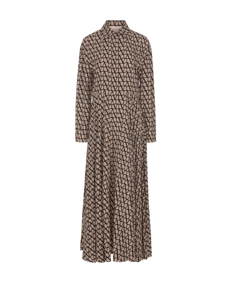 Valentino Toile Iconographe Silk Maxi Dress In Multicolor