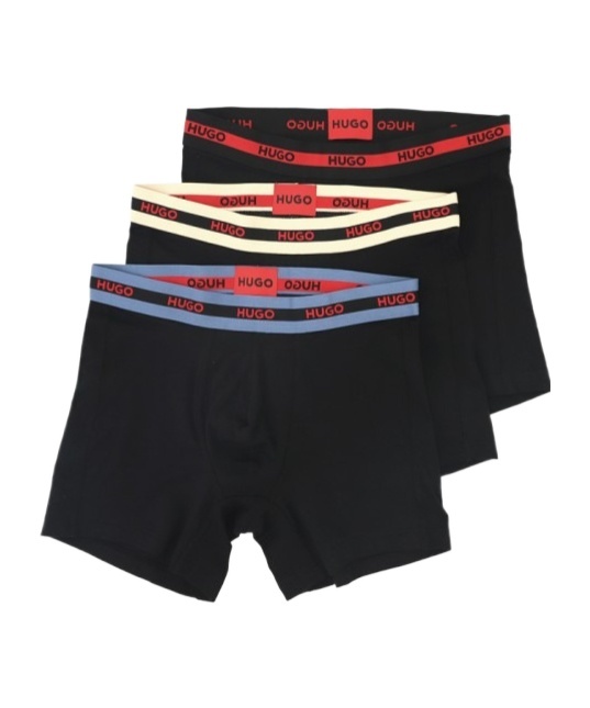 HUGO BOSS ELASTIC WAIST BRIEFS THREE-PACK
