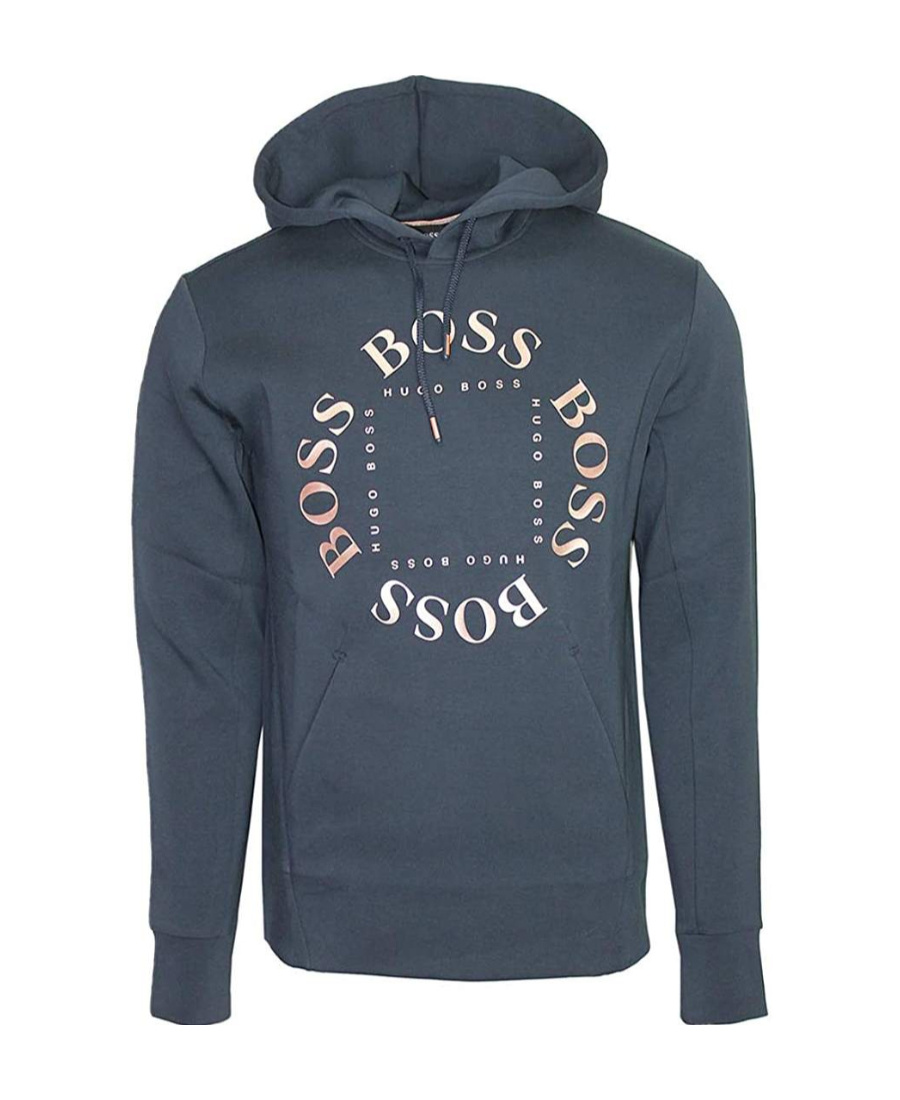 HUGO BOSS LOGO HOODED SWEATER