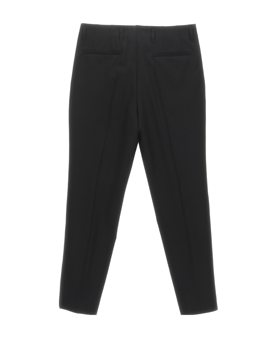 Dries Van Noten Tailored Cropped Trousers Length In Black