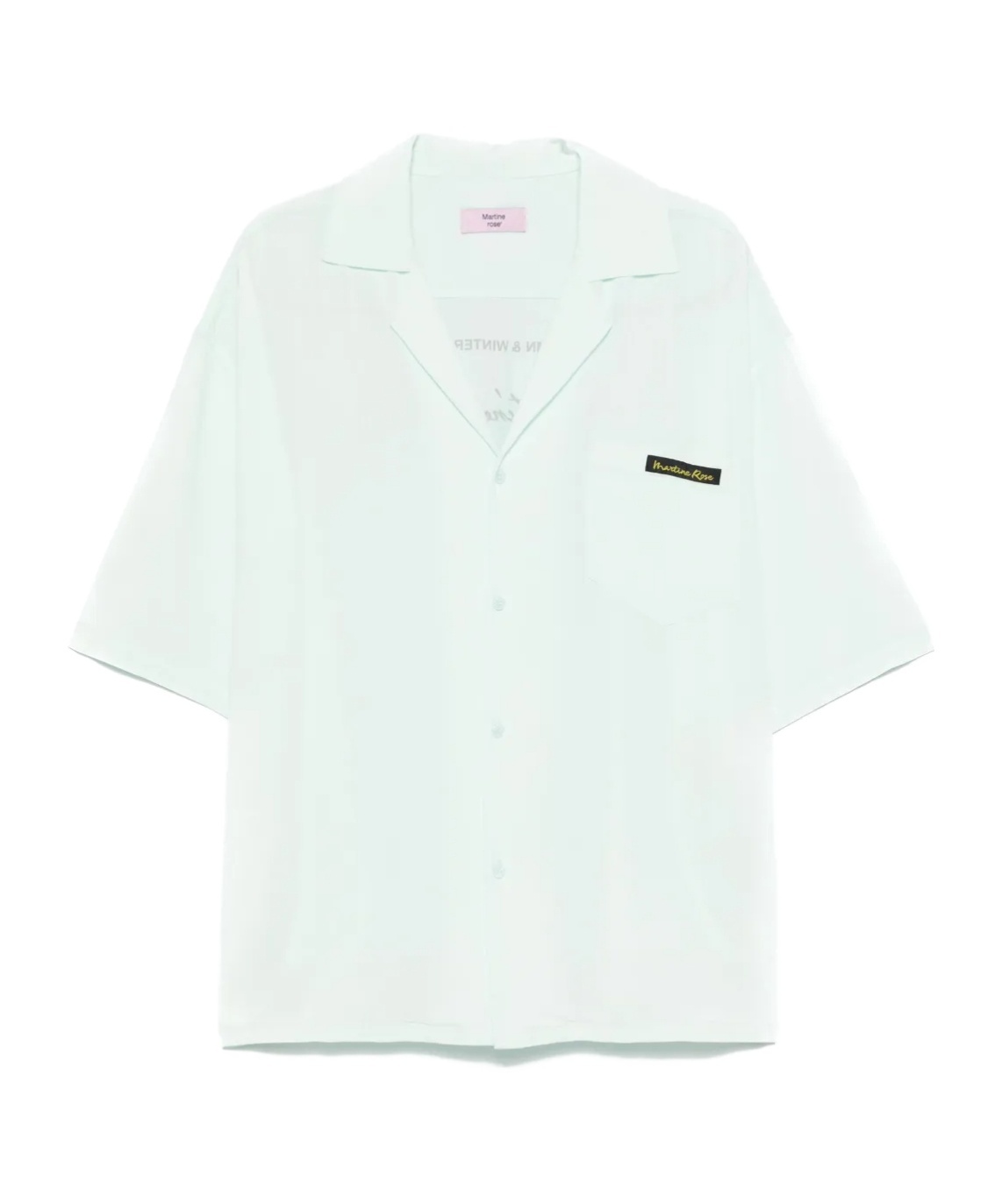 MARTINE ROSE SHORT-SLEEVED SHIRT 