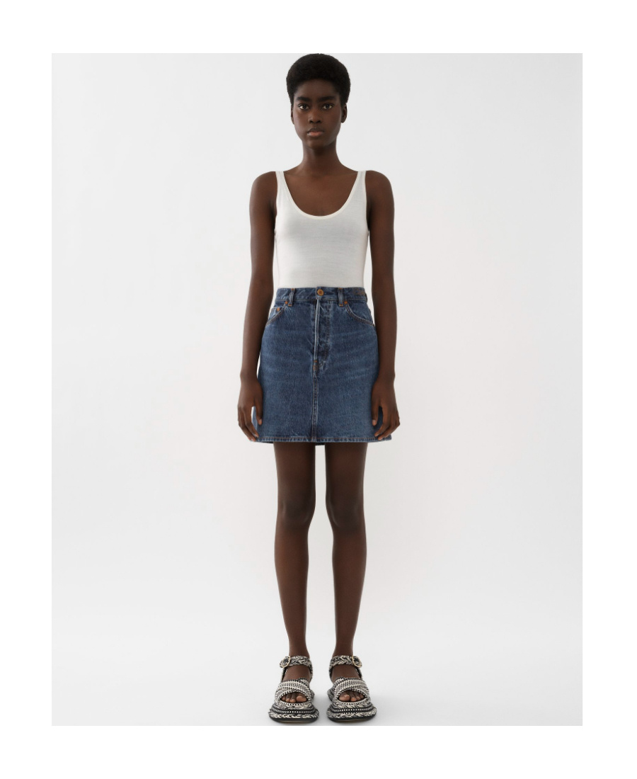CHLOÉ DENIM MINISKIRT