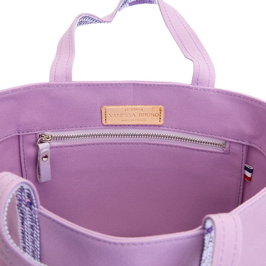 Vanessa Bruno Cabas Logo Tote In Purple