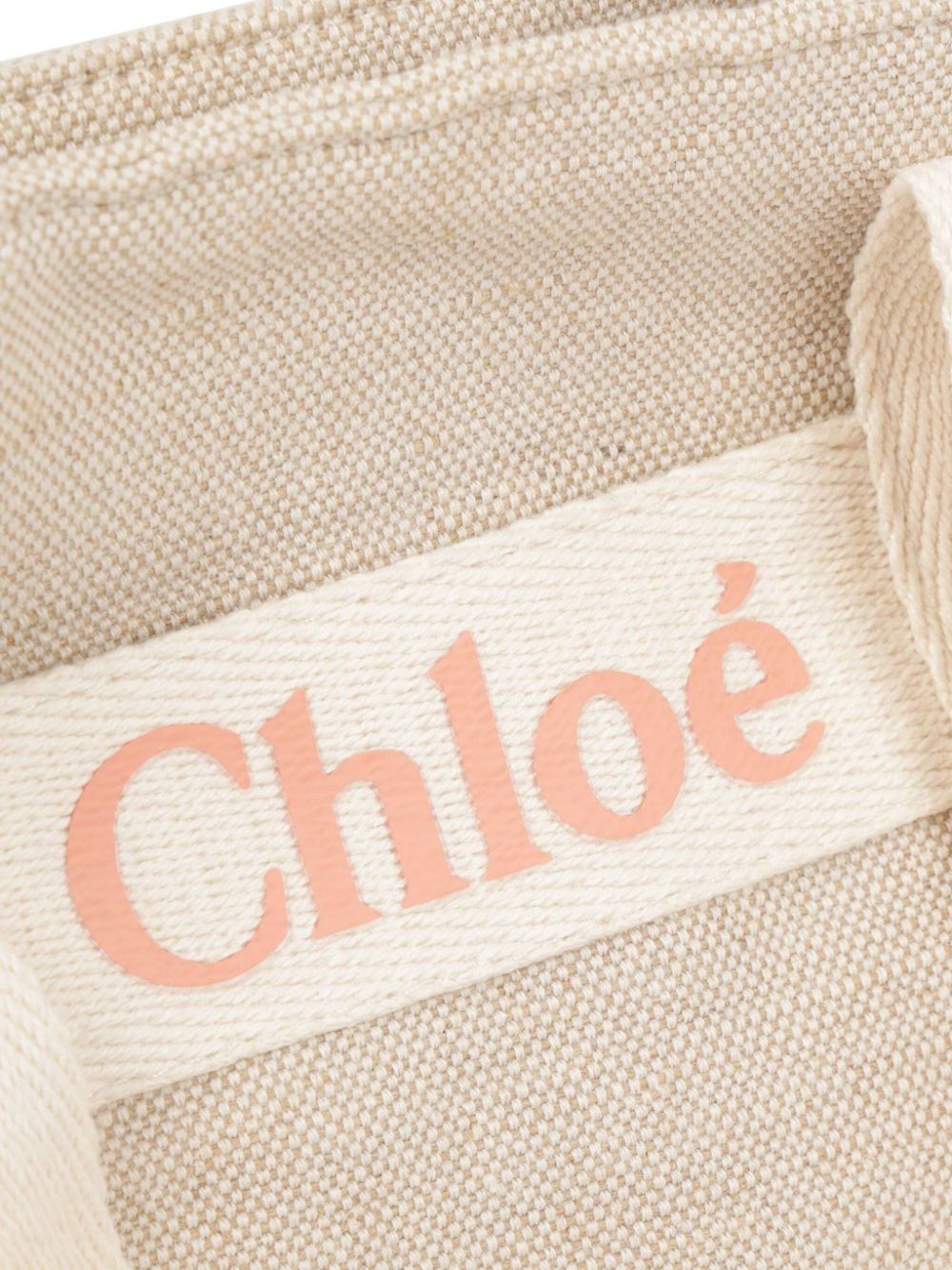 CHLOÉ CHLOÉ KIDS LOGO PRINTED SHOULDER BAG
