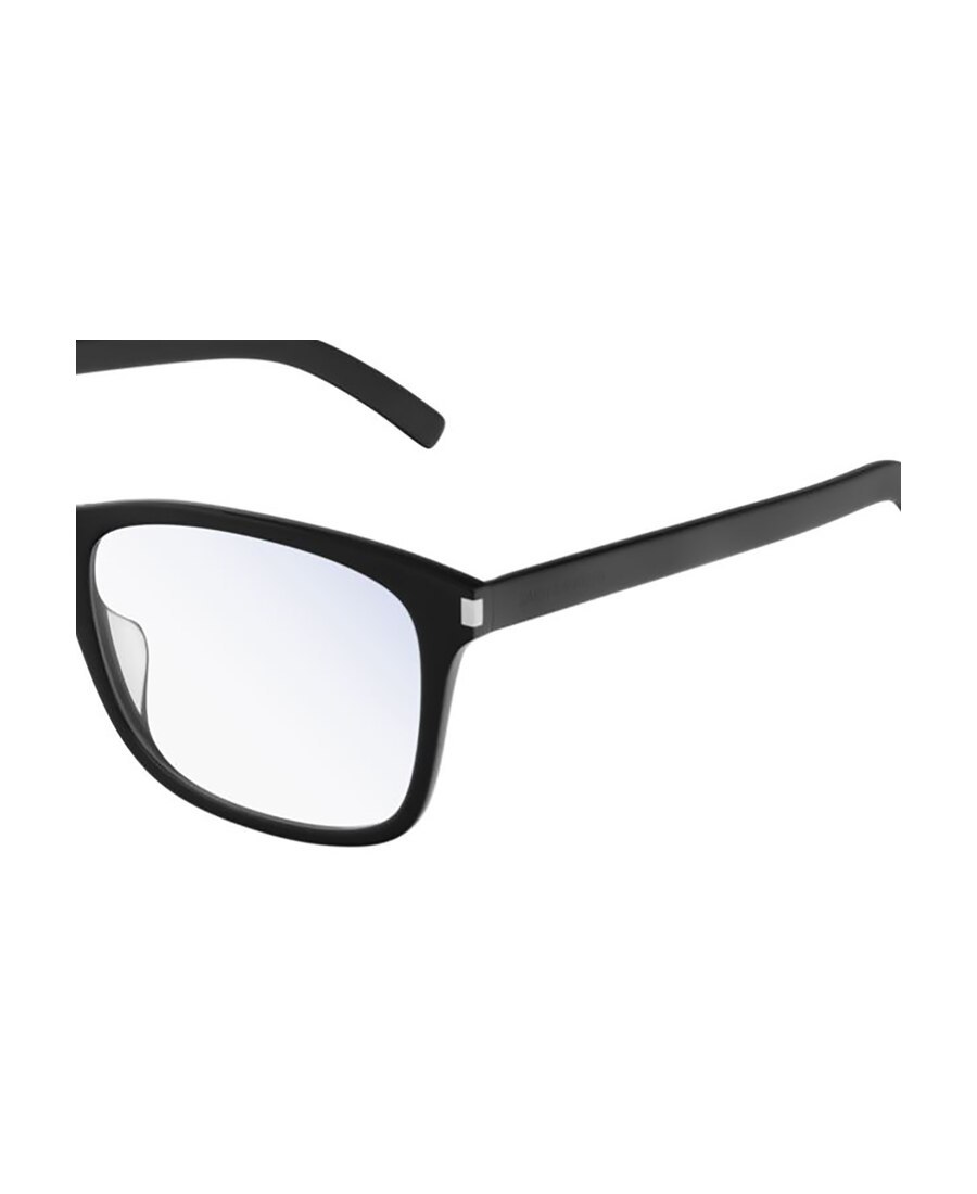 Saint Laurent Rectangle Frame Glasses In White