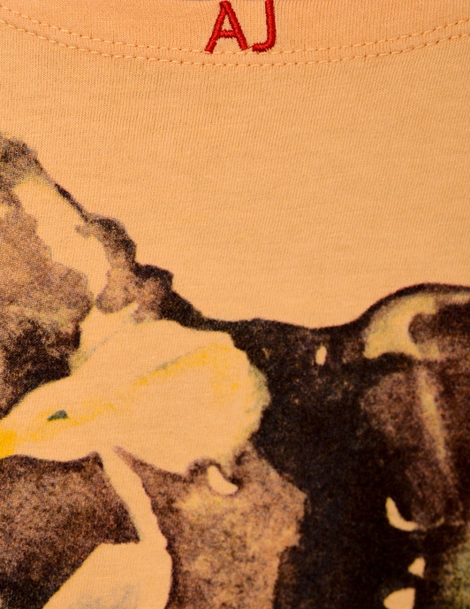 ARMANI JEANS LOGO DETAILS T-SHIRT