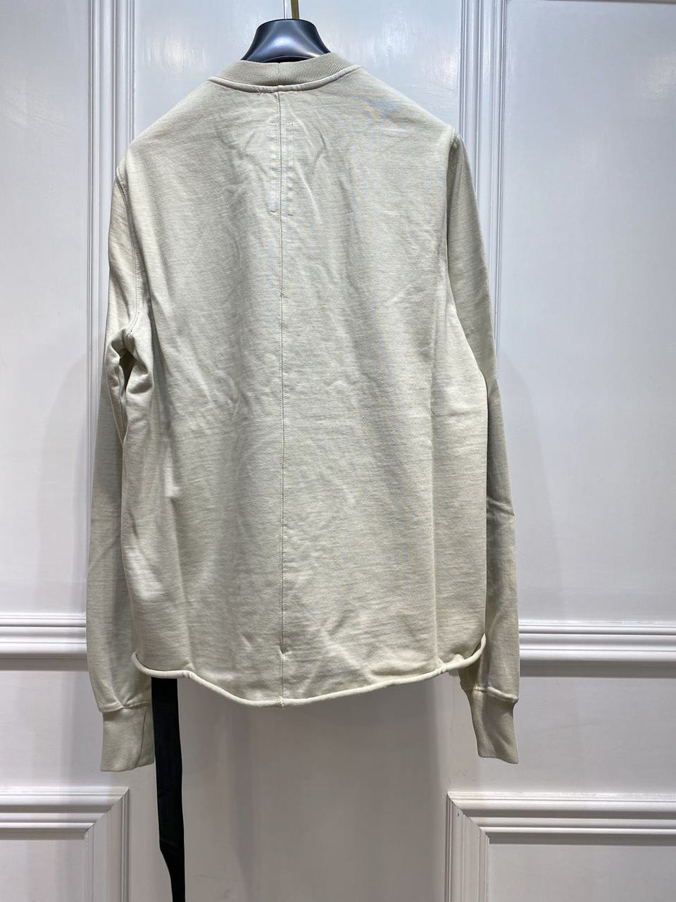 Rick Owens Drkshdw Logo Long-sleeved T-shirt In Gray