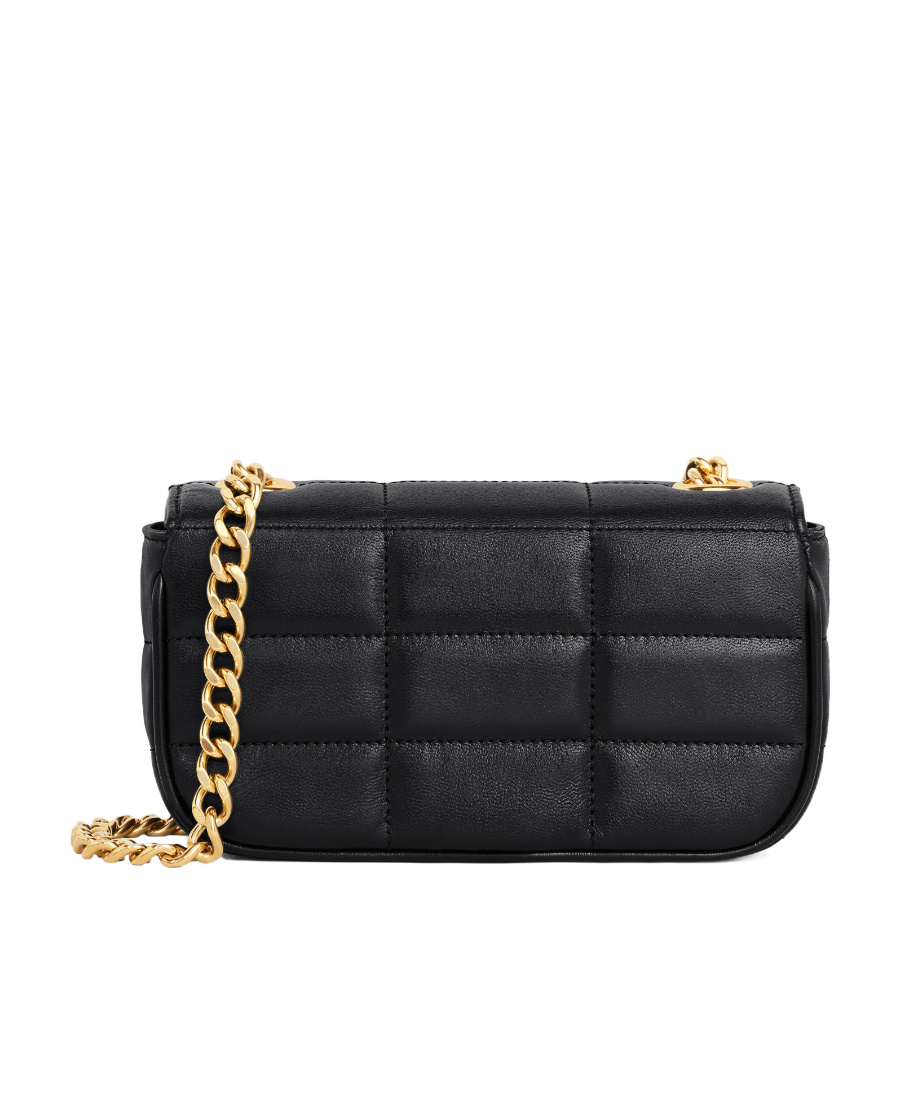 CELINE MINI SHOULDER CHAIN MATELASSE MONOCHROME CELINE IN QUILTED CALFSKIN