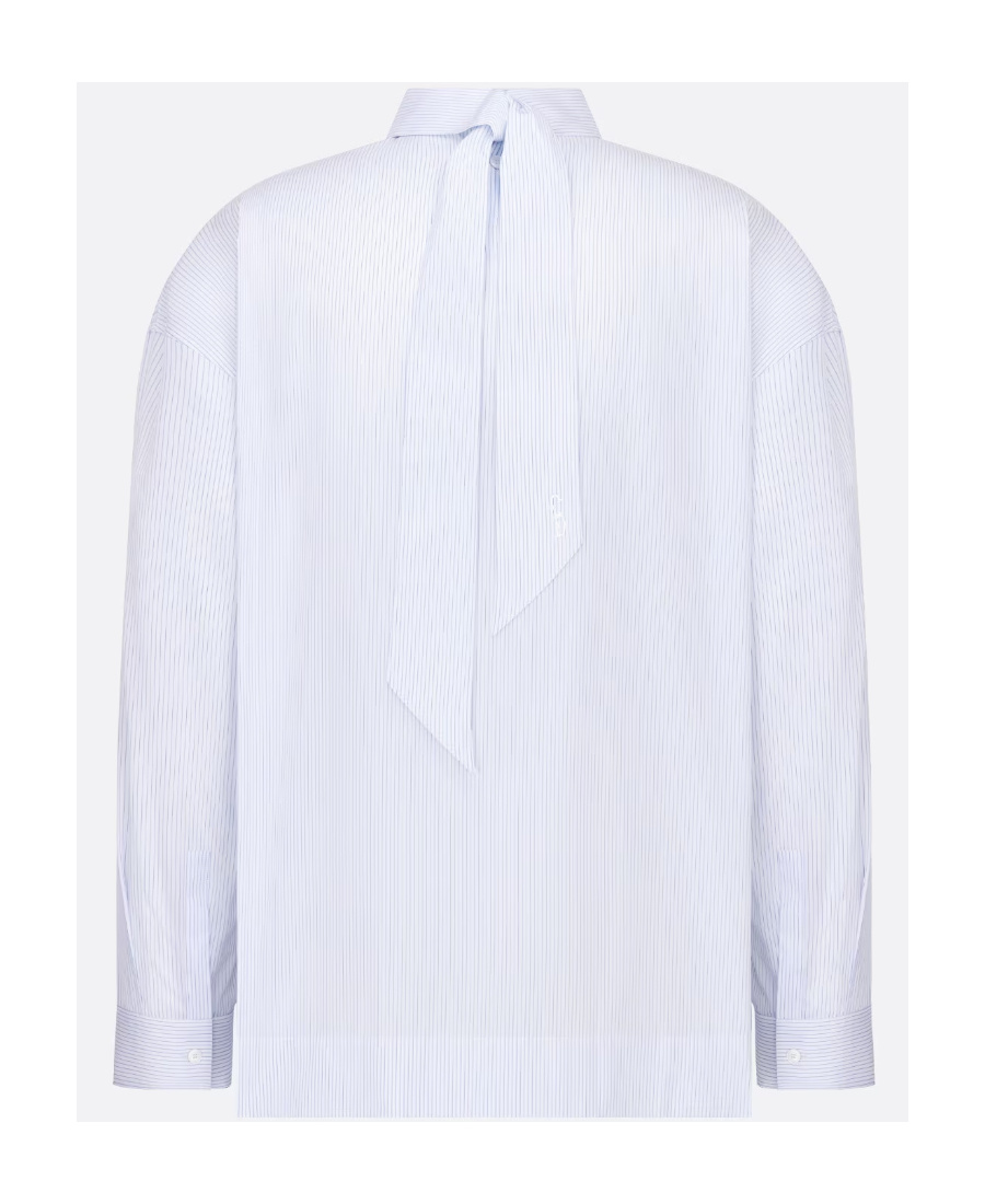 Dior Striped Shirt With Details In White
