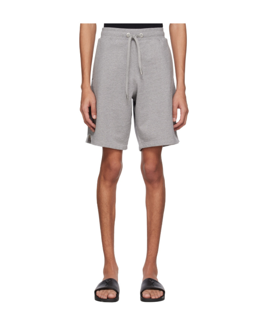 Ami Alexandre Mattiussi Loose And Tight Rope Shorts In Gray