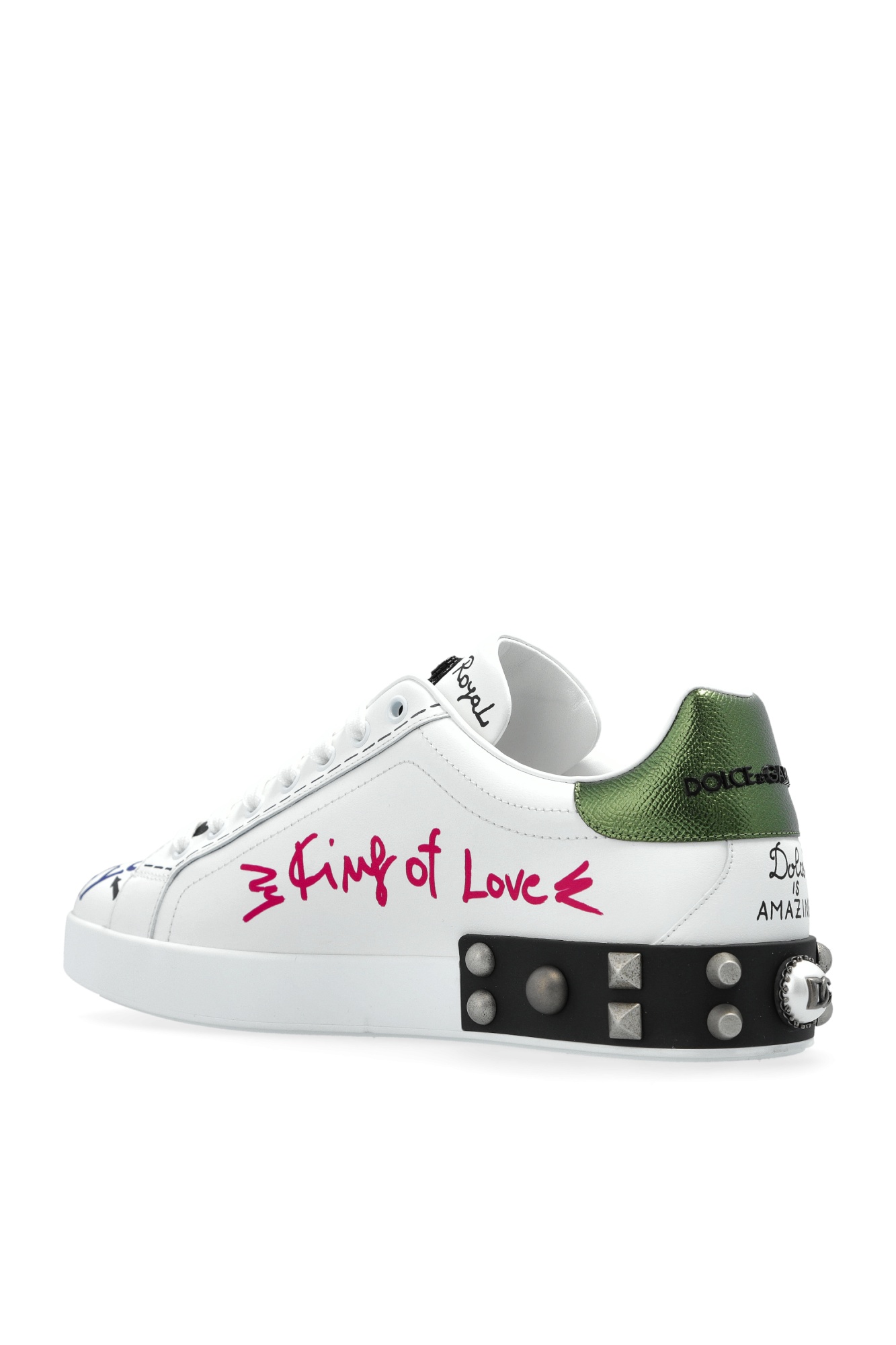 Dolce & Gabbana Portofino Graffiti Sneakers