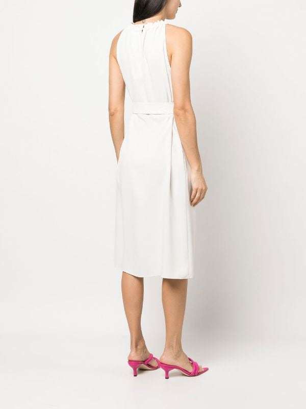 P.a.r.o.s.h Logo Dress In White