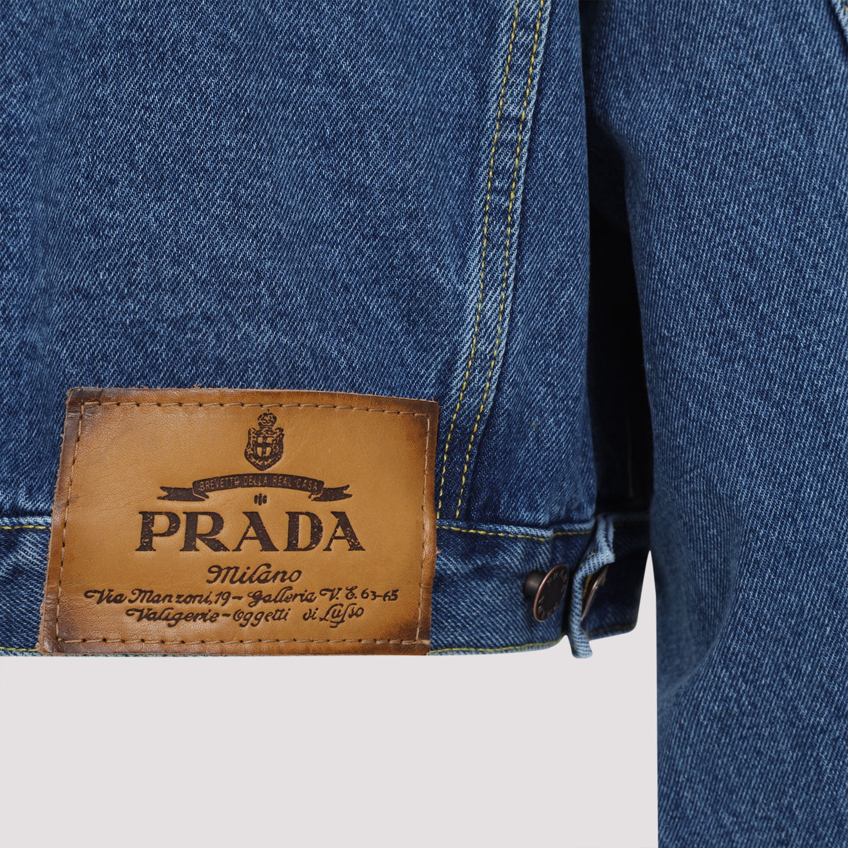PRADA DENIM BLOUSON JACKET