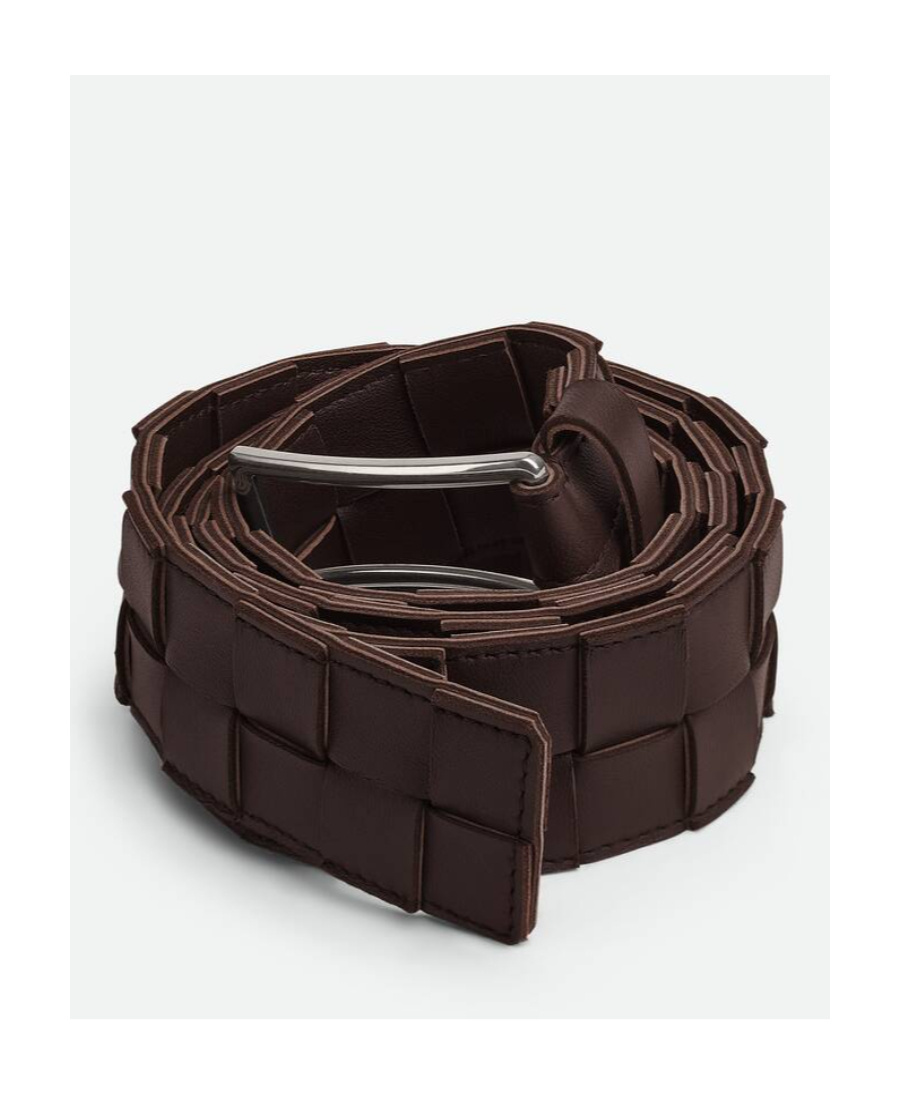 BOTTEGA VENETA LOGO WOVEN BELT