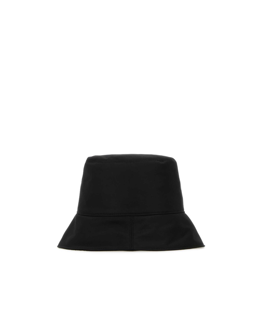 Off-white Black Bucket Hat With Off Writing In Black