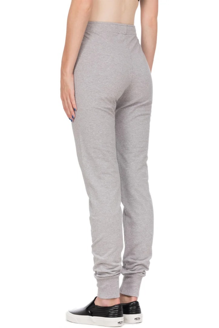 Moschino Logo Details Sweatpants In Gray