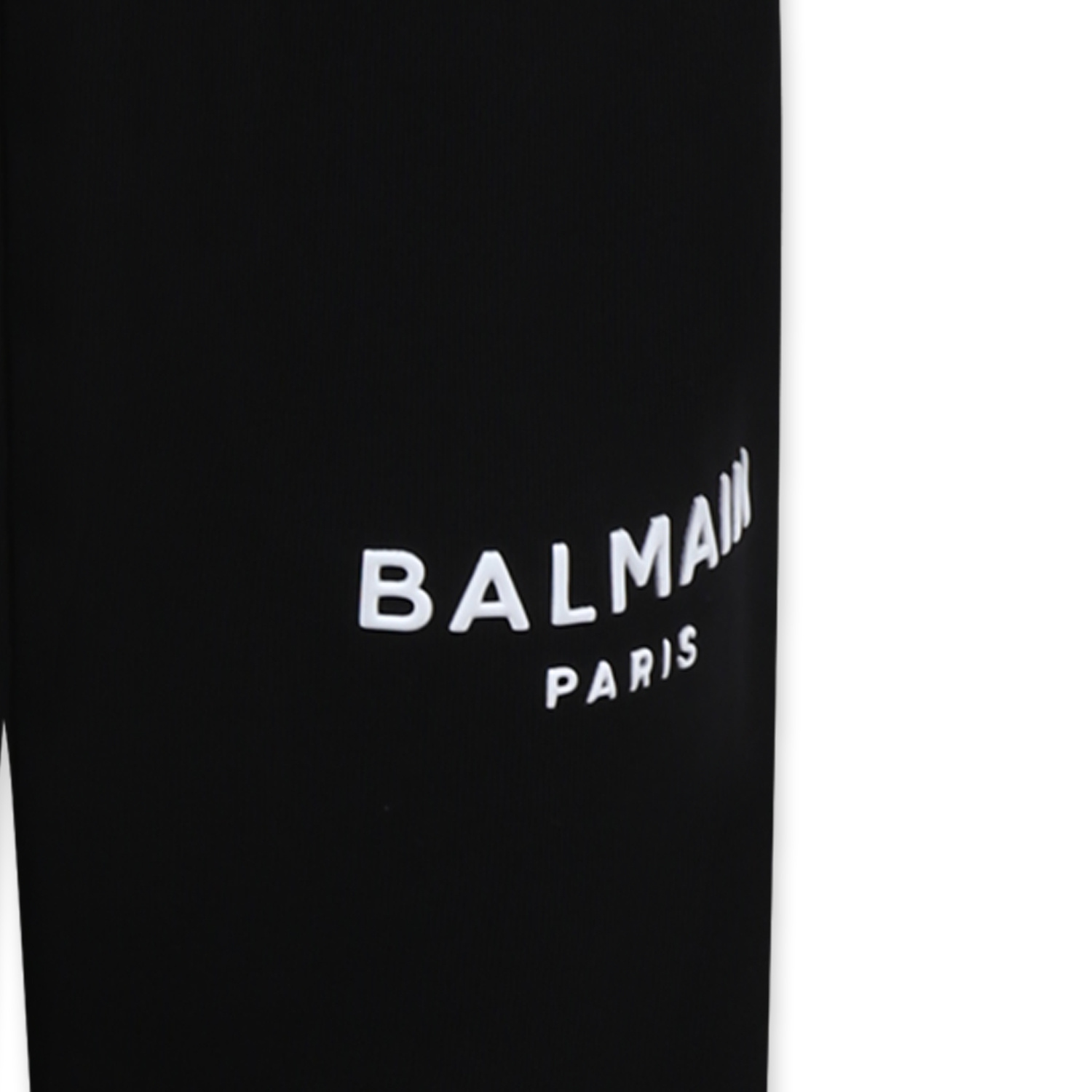 Balmain Elastic Waist Pants In Black