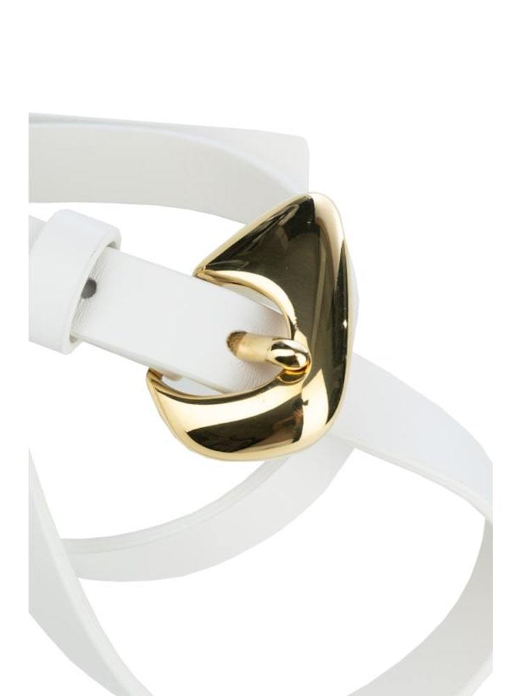 Bottega Veneta Adjustable Waist Belt In White