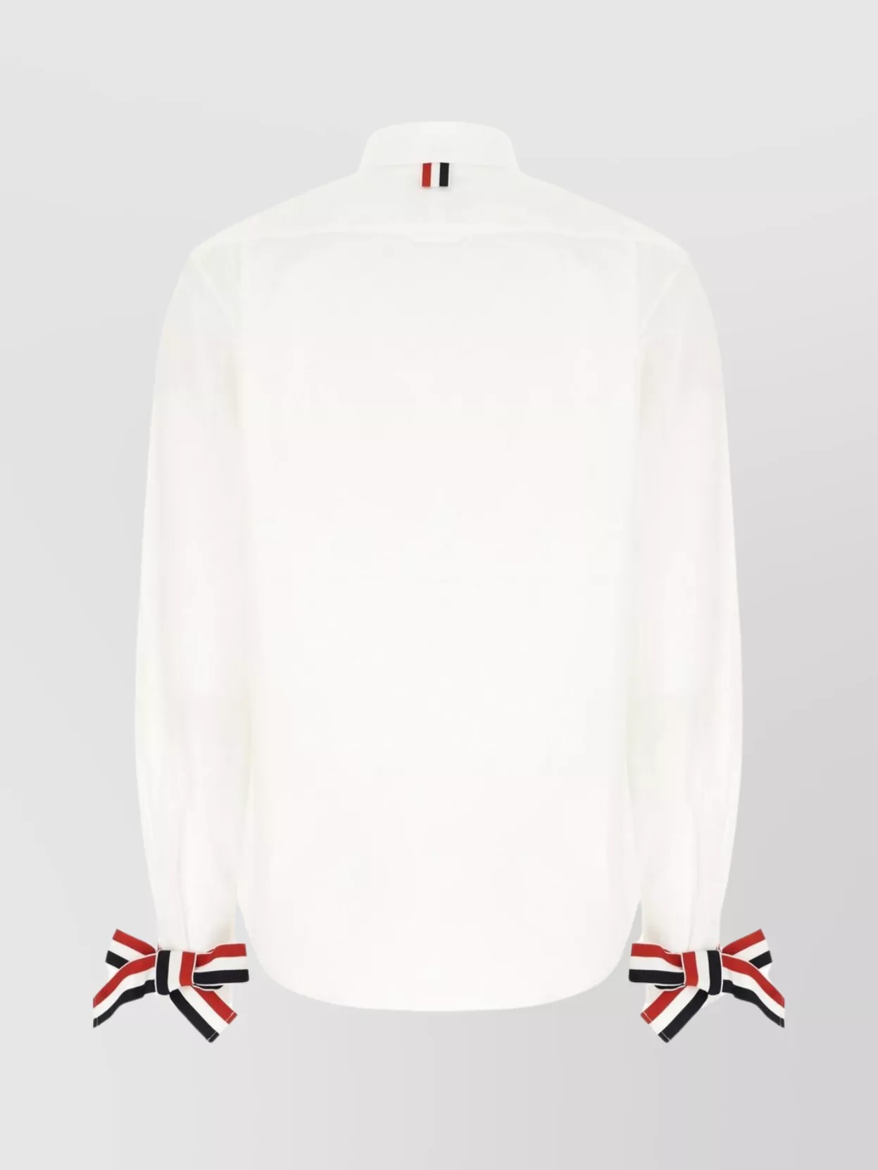 Thom Browne Poplin Shirt Ribbon Detail