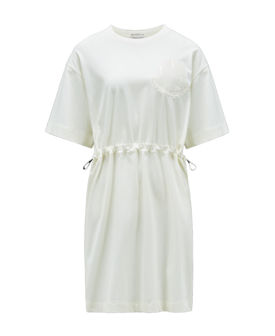 Moncler Logo Dress In White