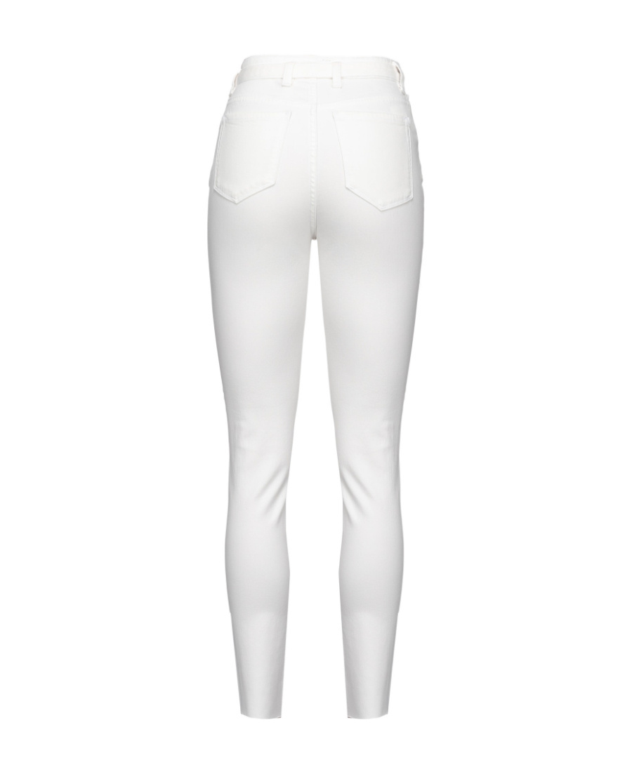 Pinko Susan 24 Logo-belt Jeans In White