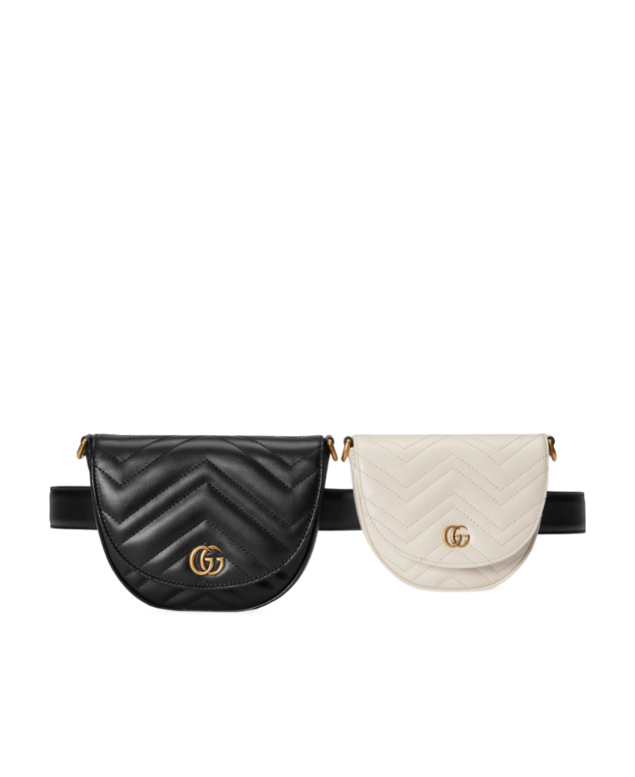 GUCCI DOUBLE G QUILTED BELT BAG