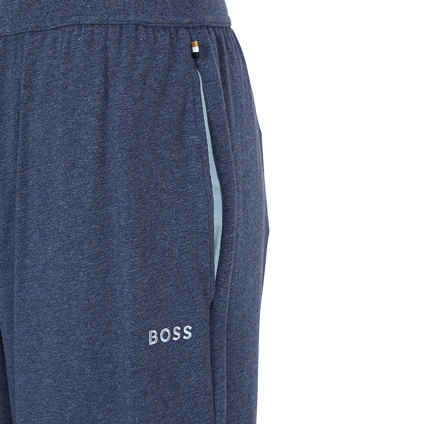 Hugo Boss Elastic Waist Track Pants In Blue