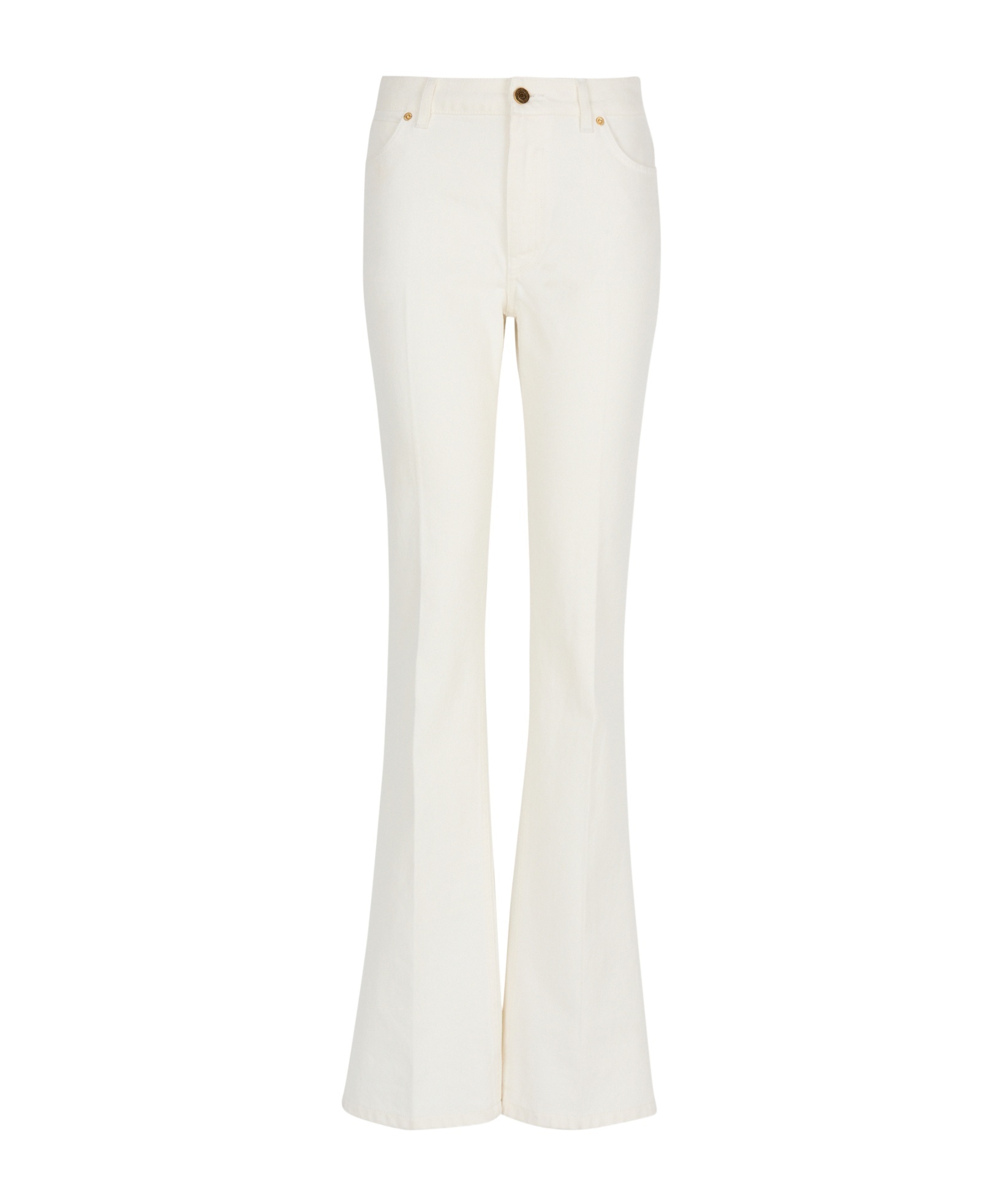 Balmain Straight-leg Denim Jeans In White