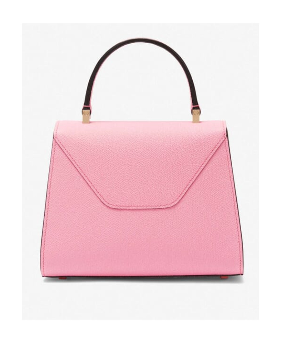 Valextra Logo Shoulder Bag In Pink