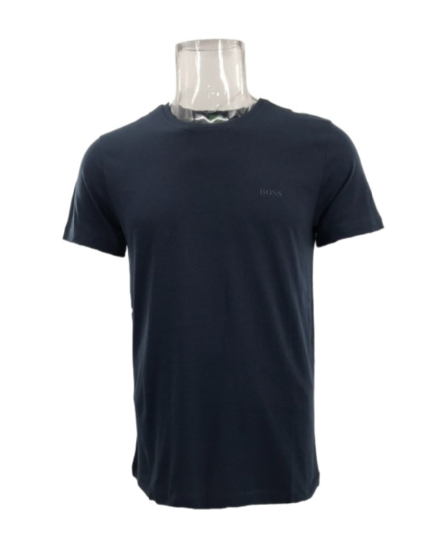 Hugo Boss T-shirt With Round Neck And Short Sleeves In Black