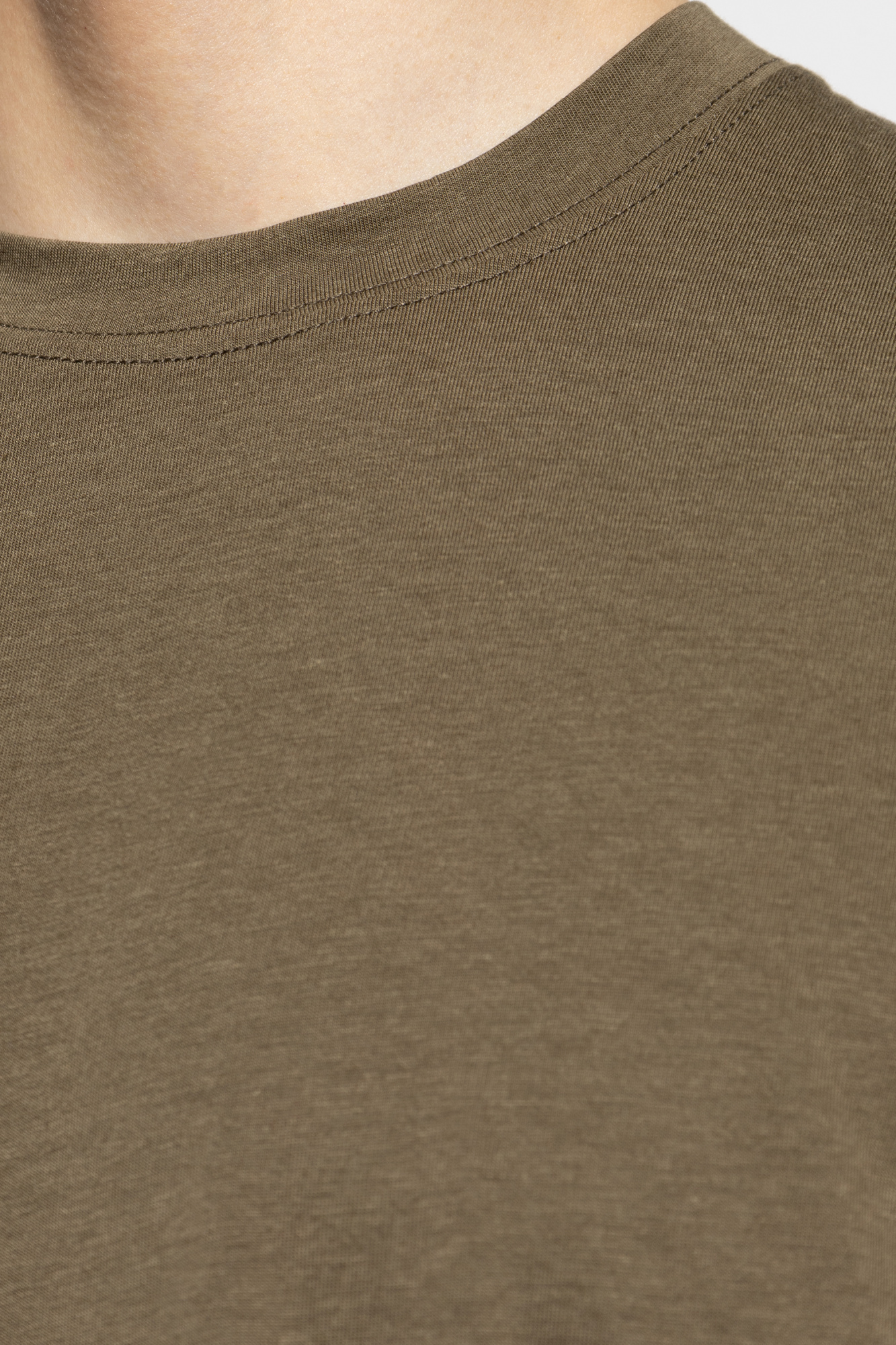 Tom Ford Brown Lyocell Cotton Crew T-shirt